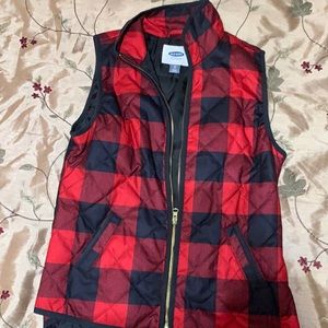 NWOT Old Navy checkered vest